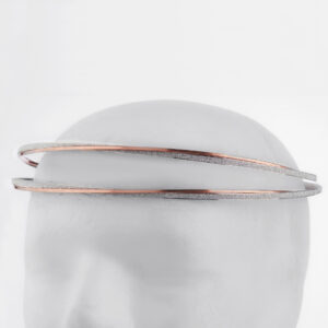 Στέφανα Γάμου Επάργυρα - Ασήμι Ροζ Χρυσό | Authentique Art SΑ-2423