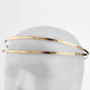 Στέφανα Γάμου Επάργυρα - Χρυσό | Authentique Art SΑ-2429