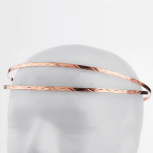 Στέφανα Γάμου Επάργυρα - Ροζ Χρυσό | Authentique Art SΑ-2430