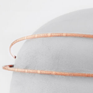 Στέφανα Γάμου Επάργυρα - Ροζ Χρυσό | Authentique Art SΑ-2436