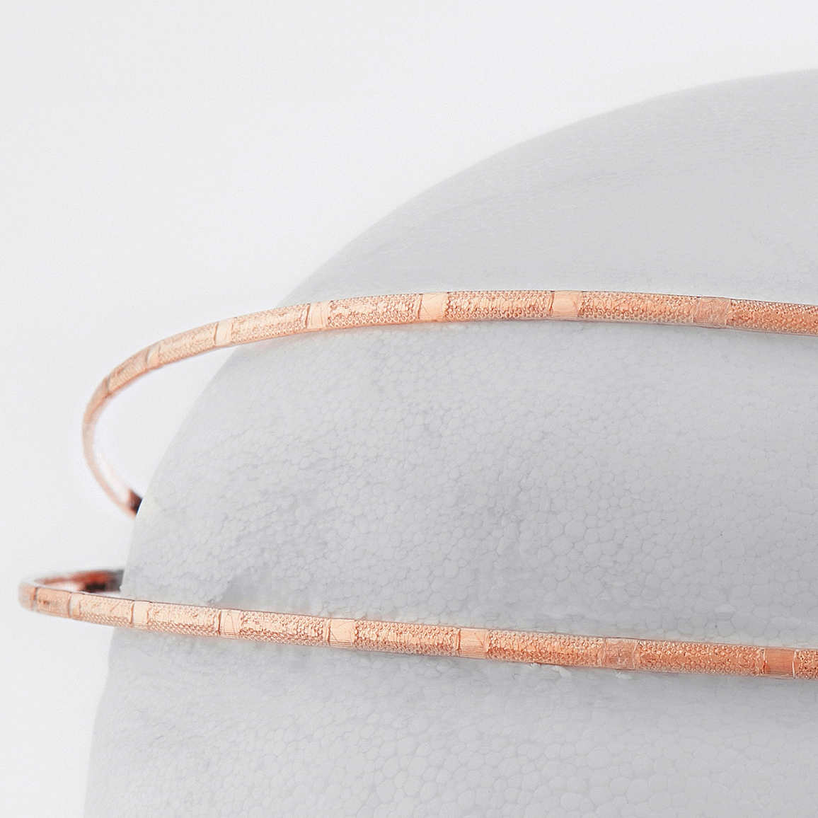 Στέφανα Γάμου Επάργυρα - Ροζ Χρυσό | Authentique Art SΑ-2436