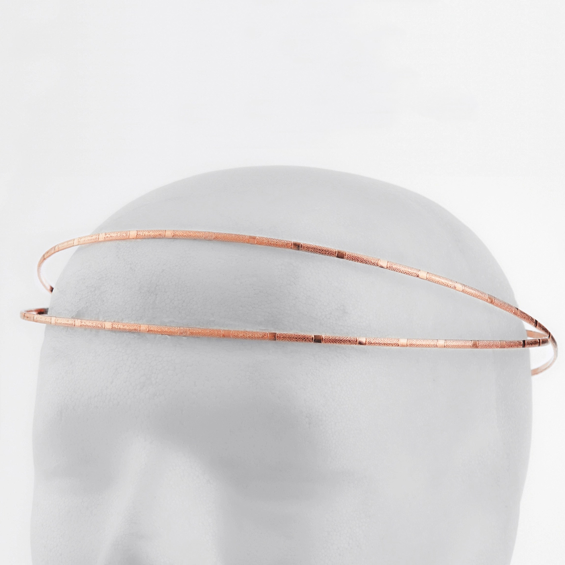 Στέφανα Γάμου Επάργυρα - Ροζ Χρυσό | Authentique Art SΑ-2436