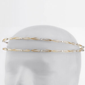 Στέφανα Γάμου Επάργυρα - Ασήμι Χρυσό | Authentique Art SΑ-2441