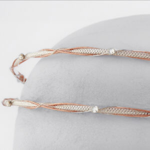 Στέφανα Γάμου Επάργυρα - Ασήμι Ροζ Χρυσό | Authentique Art SΑ-2442