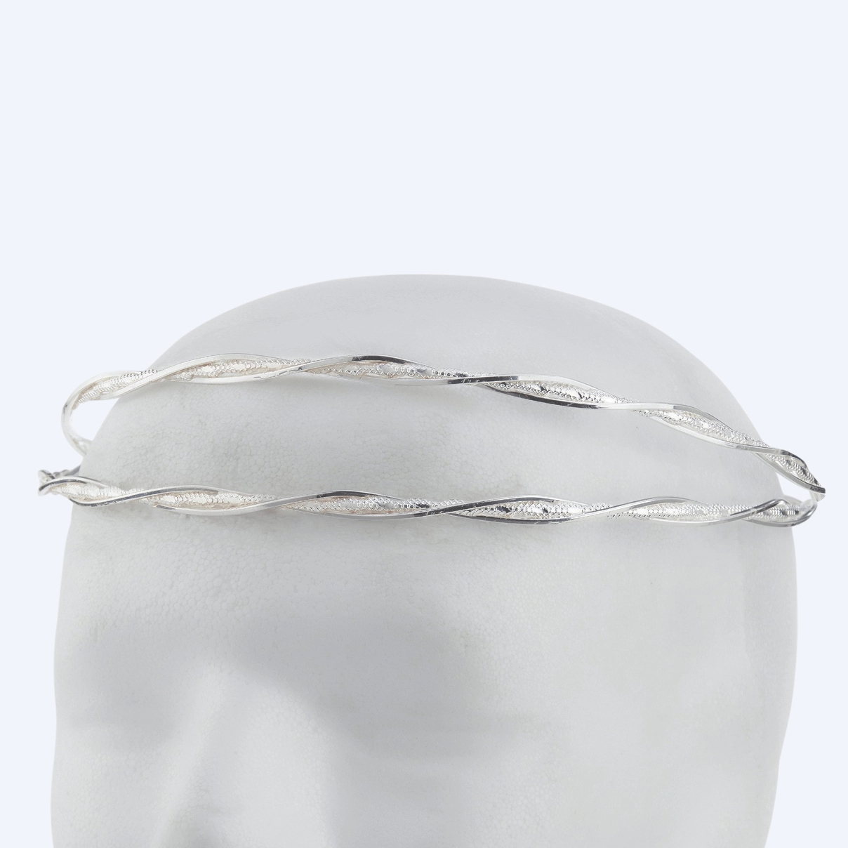 Στέφανα Γάμου Επάργυρα - Ασήμι | Authentique Art SΑ-2443