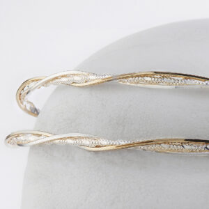 Στέφανα Γάμου Επάργυρα - Ασήμι Χρυσό | Authentique Art SΑ-2444