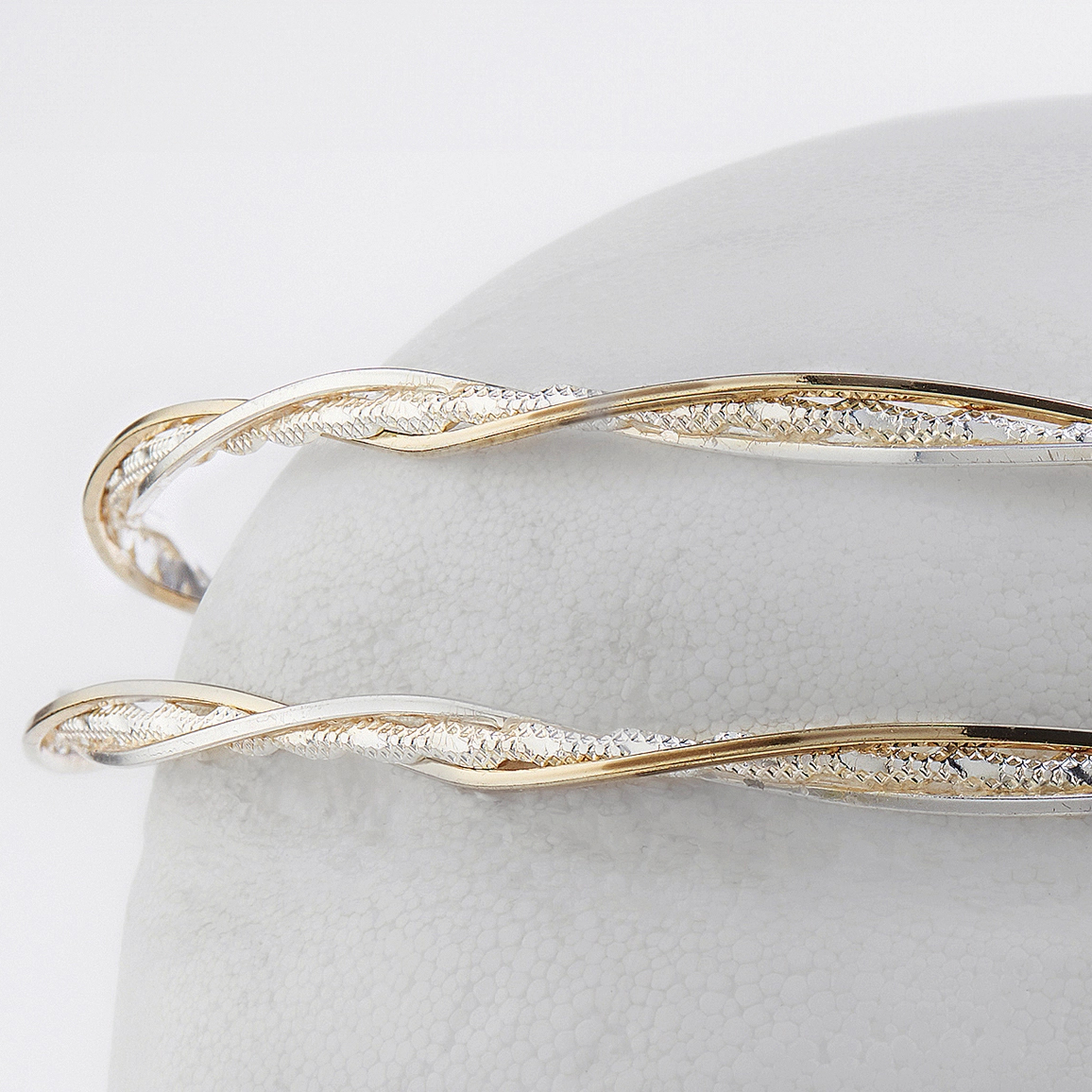 Στέφανα Γάμου Επάργυρα - Ασήμι Χρυσό | Authentique Art SΑ-2444