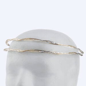 Στέφανα Γάμου Επάργυρα - Ασήμι Χρυσό | Authentique Art SΑ-2444