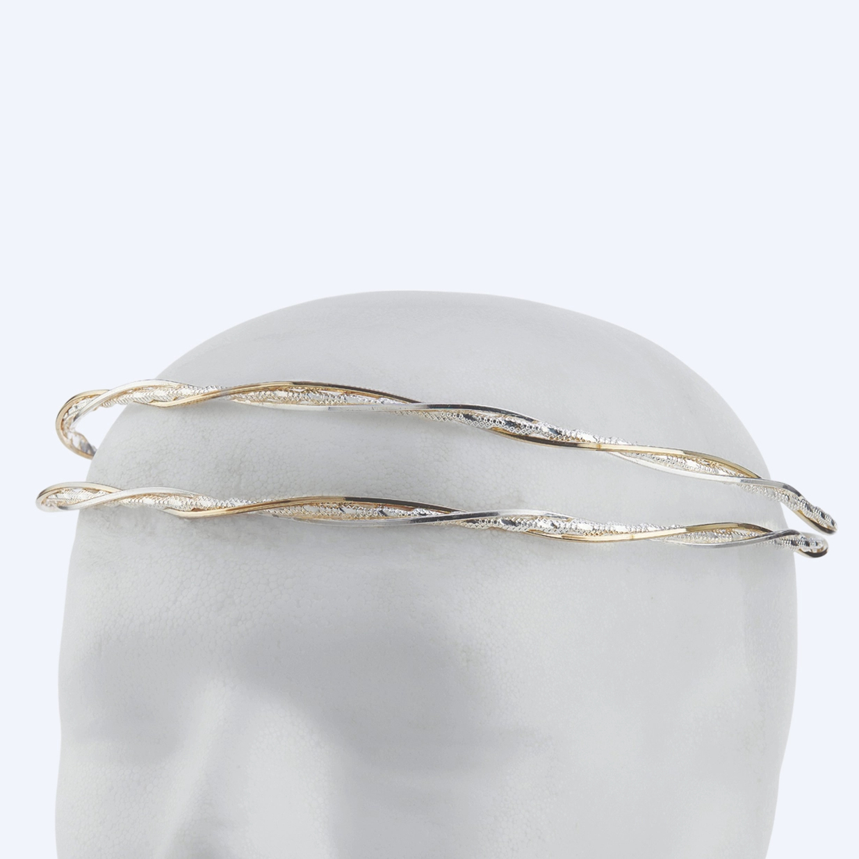 Στέφανα Γάμου Επάργυρα - Ασήμι Χρυσό | Authentique Art SΑ-2444