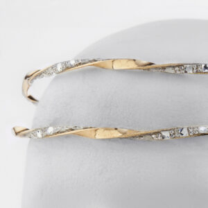 Στέφανα Γάμου Επάργυρα - Ασήμι Χρυσό | Authentique Art SΑ-2451