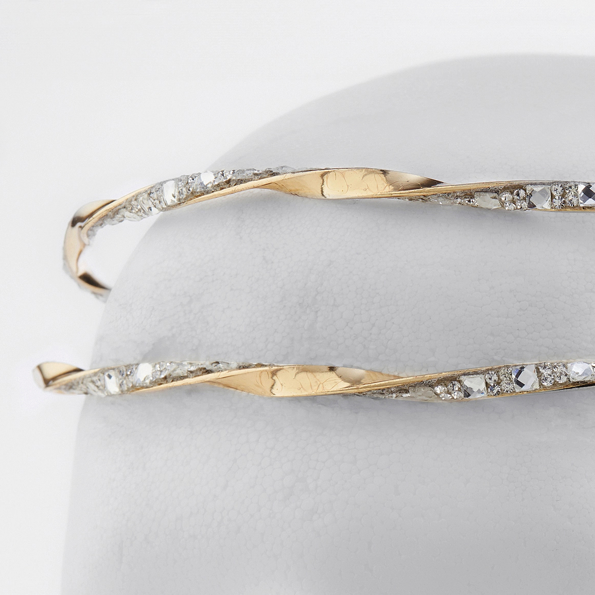 Στέφανα Γάμου Επάργυρα - Ασήμι Χρυσό | Authentique Art SΑ-2451