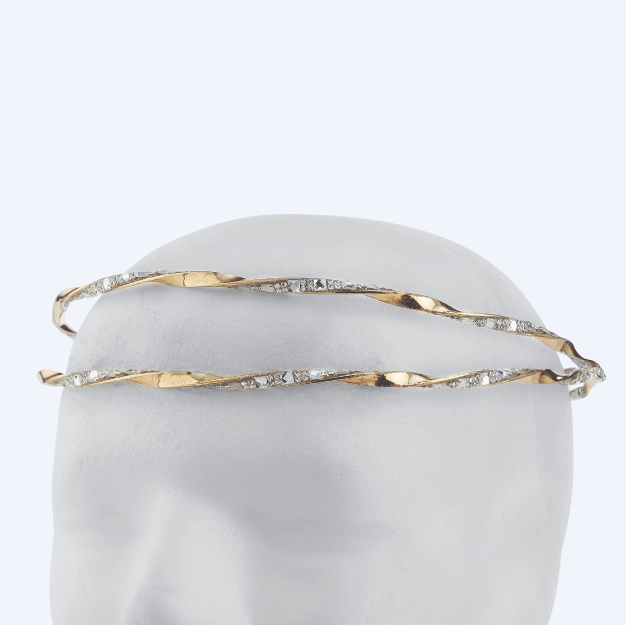 Στέφανα Γάμου Επάργυρα - Ασήμι Χρυσό | Authentique Art SΑ-2451