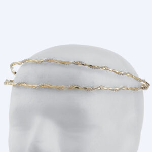 Στέφανα Γάμου Επάργυρα - Ασήμι Χρυσό | Authentique Art SΑ-2454