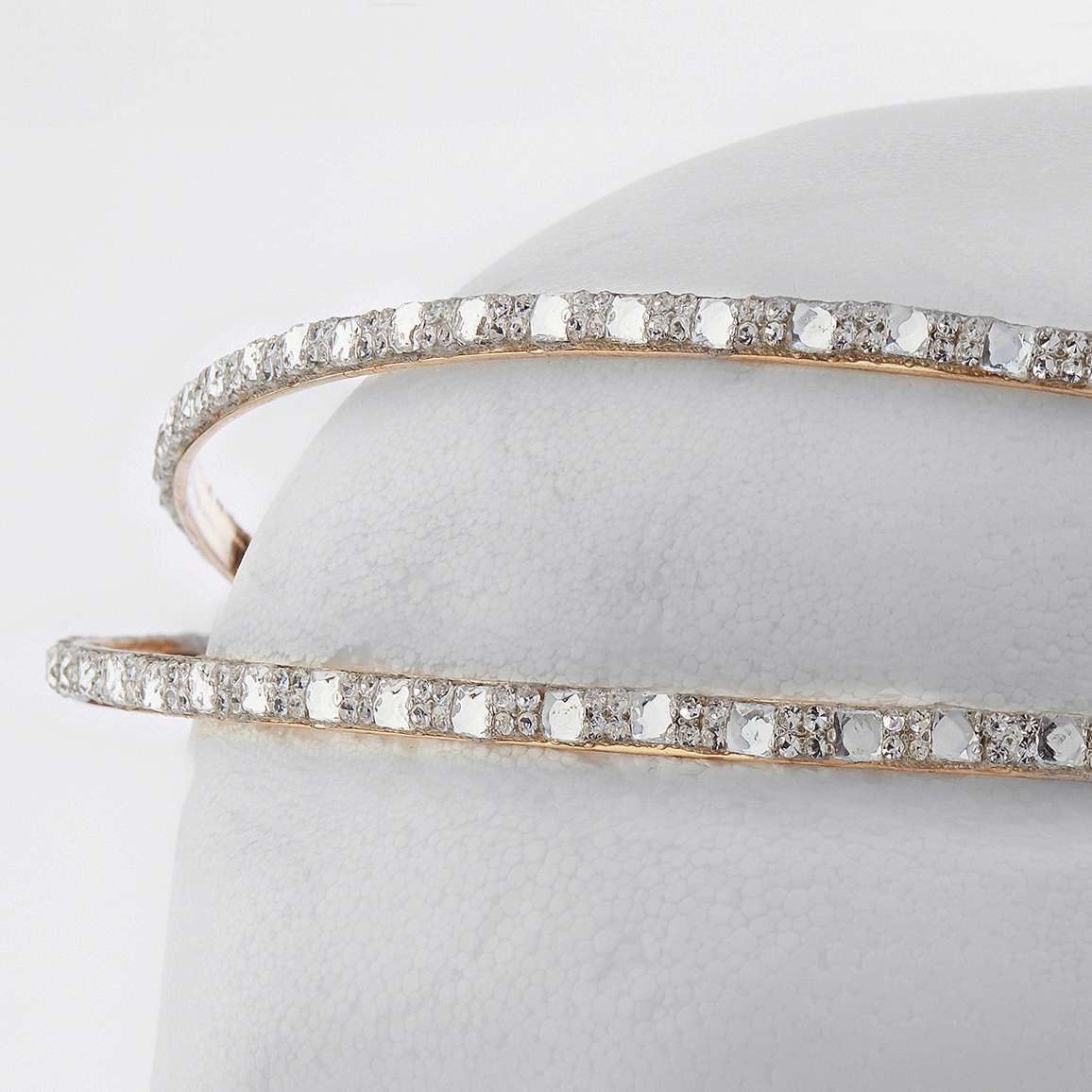 Στέφανα Γάμου Επάργυρα - Ασήμι Χρυσό | Authentique Art SΑ-2457