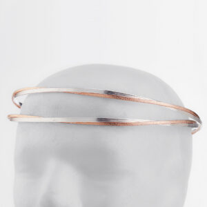 Στέφανα Γάμου Επάργυρα - Ασήμι Ροζ Χρυσό | Authentique Art SΑ-2463