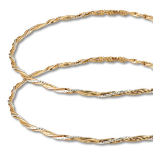 Στέφανα Γάμου Επάργυρα - Ασήμι Χρυσό | Authentique Art SΑ-2640