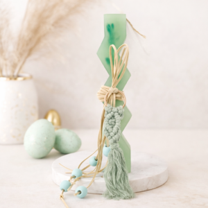 Λαμπάδα Μακραμέ Μπρελόκ | Zig Zag Collection