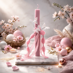 Λαμπάδα Πεταλούδες | Striped Collection